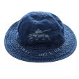 画像2: BUZZ RICKSON'S バズリクソンズ BR02850 HAT, WORKING, DENIM VINTAGE WASHED STENCIL  ARMY デニムハット Hell on Wheels 地獄の車輪 第2機甲師団 U.S. ARMYミリタリー グッズ ハット 帽子 (2)