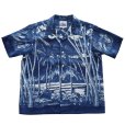 画像4: SUN SURF サンサーフ DK39452 DUKE KAHANAMOKU INDIGO COTTON HAWAIIAN SHIRT “COCONUT PALM & DIAMONDHEAD”ココナッツパーム＆ダイヤモンドヘッド ハワイアンシャツ アロハシャツ 半袖 日本製 made in japan