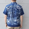 画像3: SUN SURF サンサーフ DK39452 DUKE KAHANAMOKU INDIGO COTTON HAWAIIAN SHIRT “COCONUT PALM & DIAMONDHEAD”ココナッツパーム＆ダイヤモンドヘッド ハワイアンシャツ アロハシャツ 半袖 日本製 made in japan