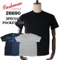 CUSHMAN クッシュマン SPECIAL POCKET TEE スペシャルポケットTee 天竺Tシャツ 半袖Tシャツ アメカジ カジュアル ドライタッチコットン100％ 日本製