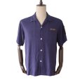 画像2: BUZZ RICKSON'S バズリクソンズ BR39510 U.S. NAVY RAYON LINEN OPEN SHIRT with CHAIN EMBROIDERED 1950年代 アメリカ海軍 駆逐艦 DD-574ジョン・ロジャース 退役軍人局パッチ レーヨンリネン オープンシャツ (2)