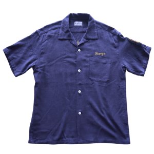 画像6: BUZZ RICKSON'S バズリクソンズ BR39510 U.S. NAVY RAYON LINEN OPEN SHIRT with CHAIN EMBROIDERED 1950年代 アメリカ海軍 駆逐艦 DD-574ジョン・ロジャース 退役軍人局パッチ レーヨンリネン オープンシャツ