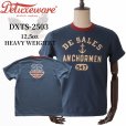 画像1: DELUXEWARE デラックスウエア ANCHOR DXTS-2503 ヘビーオンスTシャツ 高密度天竺生地 12.5オンス ハードニット リンガープリントT 最高強度 DXTシリーズ コットン100％ 日本製 (1)