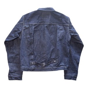 画像13: CUSHMAN  クッシュマン 21393 13.5oz. XX DENIM FIRST MODEL 1st Type Gジャン デニムジャケット CUSHMANオリジナルタックボタン 山羊革パッチ 鉄製2本針SOLIDE針刺しバックル ONE WASH ワンウォッシュ