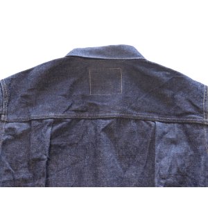 画像14: CUSHMAN  クッシュマン 21393 13.5oz. XX DENIM FIRST MODEL 1st Type Gジャン デニムジャケット CUSHMANオリジナルタックボタン 山羊革パッチ 鉄製2本針SOLIDE針刺しバックル ONE WASH ワンウォッシュ