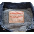画像11: CUSHMAN  クッシュマン 21393 13.5oz. XX DENIM FIRST MODEL 1st Type Gジャン デニムジャケット CUSHMANオリジナルタックボタン 山羊革パッチ 鉄製2本針SOLIDE針刺しバックル ONE WASH ワンウォッシュ