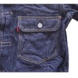 画像6: CUSHMAN  クッシュマン 21393 13.5oz. XX DENIM FIRST MODEL 1st Type Gジャン デニムジャケット CUSHMANオリジナルタックボタン 山羊革パッチ 鉄製2本針SOLIDE針刺しバックル ONE WASH ワンウォッシュ