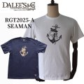 DALEE'S&CO ダリーズ by DELUXEWARE バイ デラックスウエア RGT2025-A SEAMAN シーマン 1920年代 7oz超伸縮 クラシックTシャツ 半袖Tシャツ 7oz吊天竺 コットン100％ madeinjapan 日本製