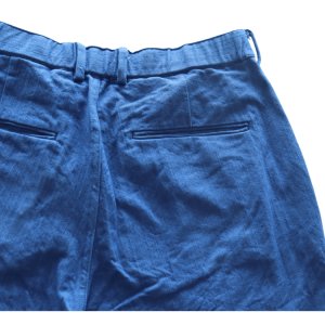 画像10: SAMURAI JEANS サムライジーンズ SJSP25-AHB 藍浅葱へリンボンイージーショーツ 藍浅葱へリンボンツイル生地 樹脂ボタン 日の丸ネーム ワンウォッシュ 日本製