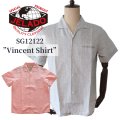JELADO/ジェラード SG12122 JELADO Vincent Shirt / ジェラード ヴィンセント シャツ 　1950年代 SIRGUYブランド コットンリネンハケメシャンブレー生地 刷毛目 夏らしい淡い色合い 夏のコーディネート 日本製