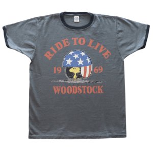 画像12: TOYS McCOY トイズマッコイ TMC2522 TOYS McCOY × SNOOPY TEE ウッドストック "ライド・トゥー・ライブ・1969" ウッドストック・フェスティバル イージーライダー 半袖Tシャツ コットン 100% 日本製