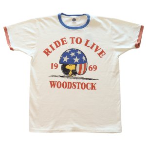 画像4: TOYS McCOY トイズマッコイ TMC2522 TOYS McCOY × SNOOPY TEE ウッドストック "ライド・トゥー・ライブ・1969" ウッドストック・フェスティバル イージーライダー 半袖Tシャツ コットン 100% 日本製