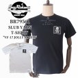 画像1: BUZZ RICKSON'S バズリクソンズ BR79561 SLUB YARN T-SHIRT "VF-17 JOLLY ROGER" スラブヤーン Tシャツ 丸胴ボディ 天竺ニット プリントTシャツ ドクロデザイン ミリタリー コットン100％ 日本製 (1)