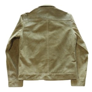 画像12: Y'2 LEATHER ワイツーレザー HSB-140-T HORSE ROUGHOUT WWII TYPE JEAN JACKET ~ Spring Edition ~ ホーススエード 大戦モデル春限定カラー Gジャン ラフアウトレザー rough out leather レザージャケット 天然 馬革 本革 日本製 madeinjapan