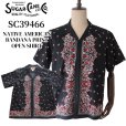 画像1: SUGAR CANE シュガーケーン SC39466 NATIVE AMERICAN BANDANA PRINT OPEN SHIRT ネイティブアメリカンバンダナプリントオープンシャツ 1960年代インディアンモチーフ 東洋エンタープライズ (1)