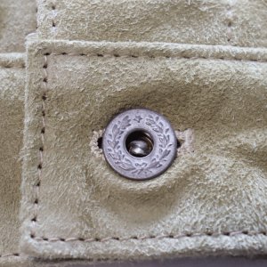 画像8: Y'2 LEATHER ワイツーレザー HSB-140-T HORSE ROUGHOUT WWII TYPE JEAN JACKET ~ Spring Edition ~ ホーススエード 大戦モデル春限定カラー Gジャン ラフアウトレザー rough out leather レザージャケット 天然 馬革 本革 日本製 madeinjapan