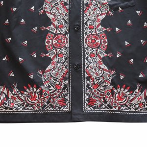 画像11: SUGAR CANE シュガーケーン SC39466 NATIVE AMERICAN BANDANA PRINT OPEN SHIRT ネイティブアメリカンバンダナプリントオープンシャツ 1960年代インディアンモチーフ 東洋エンタープライズ