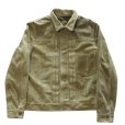 画像4: Y'2 LEATHER ワイツーレザー HORSE ROUGHOUT WWII TYPE JEAN JACKET ~ Spring Edition ~ ホーススエード 大戦モデル春限定カラー Gジャン ラフアウトレザー rough out leather レザージャケット 天然 馬革 本革 日本製 madeinjapan