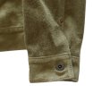画像7: Y'2 LEATHER ワイツーレザー HORSE ROUGHOUT WWII TYPE JEAN JACKET ~ Spring Edition ~ ホーススエード 大戦モデル春限定カラー Gジャン ラフアウトレザー rough out leather レザージャケット 天然 馬革 本革 日本製 madeinjapan