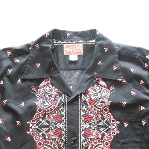 画像5: SUGAR CANE シュガーケーン SC39466 NATIVE AMERICAN BANDANA PRINT OPEN SHIRT ネイティブアメリカンバンダナプリントオープンシャツ 1960年代インディアンモチーフ 東洋エンタープライズ