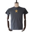 画像2: TOYS McCOY トイズマッコイ TMC2533 DURABLE TEE "ONE STAR" THE WILD ONE CODE 33 ライダースジャケット スタンダードデザイン デュラブル ゴールド ベタプリント 半袖Tシャツ コットン 100% 日本製 (2)
