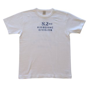 画像4: BUZZ RICKSON'S バズリクソンズ BR79564 SLUB YARN T-SHIRT "82nd AIRBORNE DIV."スラブヤーン Tシャツ 丸胴ボディ 天竺ニット プリントTシャツ ステンシル仕上げ ミリタリー コットン100％ 日本製