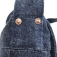 画像12: SAMURAI JEANS サムライジーンズ SJDCB25 デニムカセットバッグ 15oz セルビッチデニム デニム格子状 編み込み カセット型 オリーブスレーキ サムライスナップボタン サムライリベット 日の丸ネーム 日本製