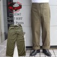 画像1: JELADO ジェラード CT03347 CM47 HBT Baker Pants 1947年 ヘリンボーンツイル ベイカーパンツ パン職人 ファティーグパンツ M-47パンツ 米軍 尿素ボタン しっかりとした肉感 ミリタリーパンツ (1)