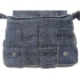 画像8: SAMURAI JEANS サムライジーンズ SJDCB25 デニムカセットバッグ 15oz セルビッチデニム デニム格子状 編み込み カセット型 オリーブスレーキ サムライスナップボタン サムライリベット 日の丸ネーム 日本製