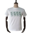 画像2: CUSHMAN クッシュマン 26866 Print T  "C M A N"  プリントT  30番双糸天竺 ミディアムウェイト バインダー仕上げ ワンウォッシュ フロントプリント 半袖Tシャツ コットン100％  日本製 (2)