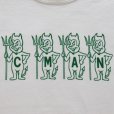 画像8: CUSHMAN クッシュマン 26866 Print T  "C M A N"  プリントT  30番双糸天竺 ミディアムウェイト バインダー仕上げ ワンウォッシュ フロントプリント 半袖Tシャツ コットン100％  日本製