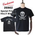 CUSHMAN クッシュマン "JOLLY ROGERS" SHORT SLEEVE T-SHIRT 26862 SPECIAL T-SHIRT ”ジョリーロジャー” ショートスリーブTシャツ SPL プリントT 1940年代 ビンテージT  半袖Tシャツ コットン100％  日本製