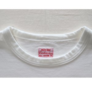画像9: CUSHMAN クッシュマン 26866 Print T  "C M A N"  プリントT  30番双糸天竺 ミディアムウェイト バインダー仕上げ ワンウォッシュ フロントプリント 半袖Tシャツ コットン100％  日本製