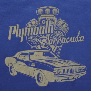 画像8: CUSHMAN クッシュマン 26869 Print T  "BARRA CUDA"  プリントT  30番双糸天竺 ミディアムウェイト バインダー仕上げ ワンウォッシュ フロントプリント 半袖Tシャツ コットン100％  日本製