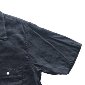 画像6: CUSHMAN クッシュマン x MATTSONS マットソンズ HAND STITTCH ZIP-UP PULL OVER SHIRTS 65461 ハンドステッチ ジップアッププル オーバーシャツ 半袖シャツ アメカジ 日本製