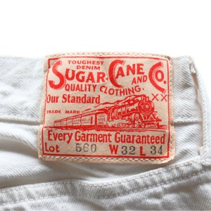 画像17: SUGAR CANE シュガーケーン SC42560 13oz. WHITE DENIM “1947 MODEL” (REGULAR STRAIGHT) 1940年代後半 1947モデル ホワイトデニム 経糸7番×緯糸7番 13オンスセルビッジデニム