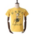 画像2: TOYS McCOY トイズマッコイ TMC2527 TOYS McCOY × SNOOPY TEE  "USMC" 正規ライセンスアイテム コラボTシャツ アメリカンカルチャー ヴィンテージクロージング 半袖Tシャツ コットン 100% 日本製 (2)
