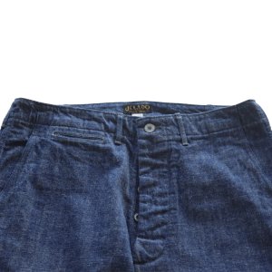 画像6: JELADO ジェラード AG94341DB 41 Denim Stencil デニムステンシル 10.5oz LAST RESORT DENIM 青タグ PW カスタムバージョン ディープサウスコットン 41DENIM TROUSER メタルボタン 41khaki made in japan