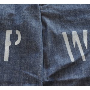 画像9: JELADO ジェラード AG94341DB 41 Denim Stencil デニムステンシル 10.5oz LAST RESORT DENIM 青タグ PW カスタムバージョン ディープサウスコットン 41DENIM TROUSER メタルボタン 41khaki made in japan