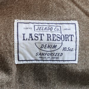 画像14: JELADO ジェラード AG94341DB 41 Denim Stencil デニムステンシル 10.5oz LAST RESORT DENIM 青タグ PW カスタムバージョン ディープサウスコットン 41DENIM TROUSER メタルボタン 41khaki made in japan