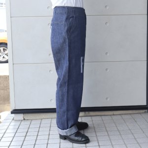 画像3: JELADO ジェラード AG94341DB 41 Denim Stencil デニムステンシル 10.5oz LAST RESORT DENIM 青タグ PW カスタムバージョン ディープサウスコットン 41DENIM TROUSER メタルボタン 41khaki made in japan