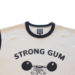 画像5: JELADO/ジェラード AB12230 Strong Gum Tee ストロングガム Tシャツ BASIC COLLECTION チューインガムメーカー ロゴプリント ツートンカラー 丸胴ボディ バインダー仕様 日本製