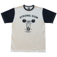 画像4: JELADO/ジェラード AB12230 Strong Gum Tee ストロングガム Tシャツ BASIC COLLECTION チューインガムメーカー ロゴプリント ツートンカラー 丸胴ボディ バインダー仕様 日本製