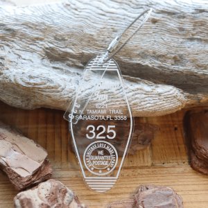 画像5: BUTLER VERNER SAILS バトラーバーナーセイルズ AW-1298-2 ACRYLIC HOTEL KEY HOLDER アクリル ホテル キーホルダー キャストアクリル板 アメリカ モーテルキー オリジナルフォント 日本製 Made in JAPAN