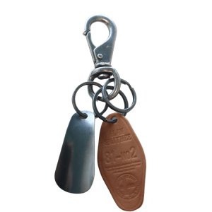 画像9: BUTLER VERNER SAILS バトラーバーナーセイルズ AW-1371 SHOE HORN KEY HOLDER シューホーンキーホルダー 靴べら キーホルダー 真鍮製 栃木レザー チャーム ジャム瓶パッケージ 日本製 Made in JAPAN