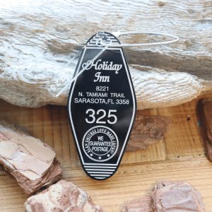 画像4: BUTLER VERNER SAILS バトラーバーナーセイルズ AW-1298-2 ACRYLIC HOTEL KEY HOLDER アクリル ホテル キーホルダー キャストアクリル板 アメリカ モーテルキー オリジナルフォント 日本製 Made in JAPAN