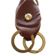 画像4: BUTLER VERNER SAILS バトラーバーナーセイルズ JA-1897 DOUBLE KEY HOLDER ダブルキーホルダー ブラス×栃木レザー 牛革 真鍮金具 ジャム瓶パッケージ 日本製 Made in JAPAN (4)