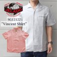 画像1: JELADO/ジェラード SG12122 JELADO Vincent Shirt / ジェラード ヴィンセント シャツ 　1950年代 SIRGUYブランド コットンリネンハケメシャンブレー生地 刷毛目 夏らしい淡い色合い 夏のコーディネート 日本製 (1)