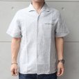 画像2: JELADO/ジェラード SG12122 JELADO Vincent Shirt / ジェラード ヴィンセント シャツ 　1950年代 SIRGUYブランド コットンリネンハケメシャンブレー生地 刷毛目 夏らしい淡い色合い 夏のコーディネート 日本製 (2)