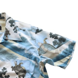 画像7: SUN SURF サンサーフ SS39461 SUN SURF × 葛飾北斎 SPECIAL EDITION “亀” 3 匹の亀 蓑亀 子孫繁栄 日本の意匠 葛飾北斎コラボレーション スペシャルエディション ハワイアンシャツ アロハシャツ 半袖 日本製 made in japan